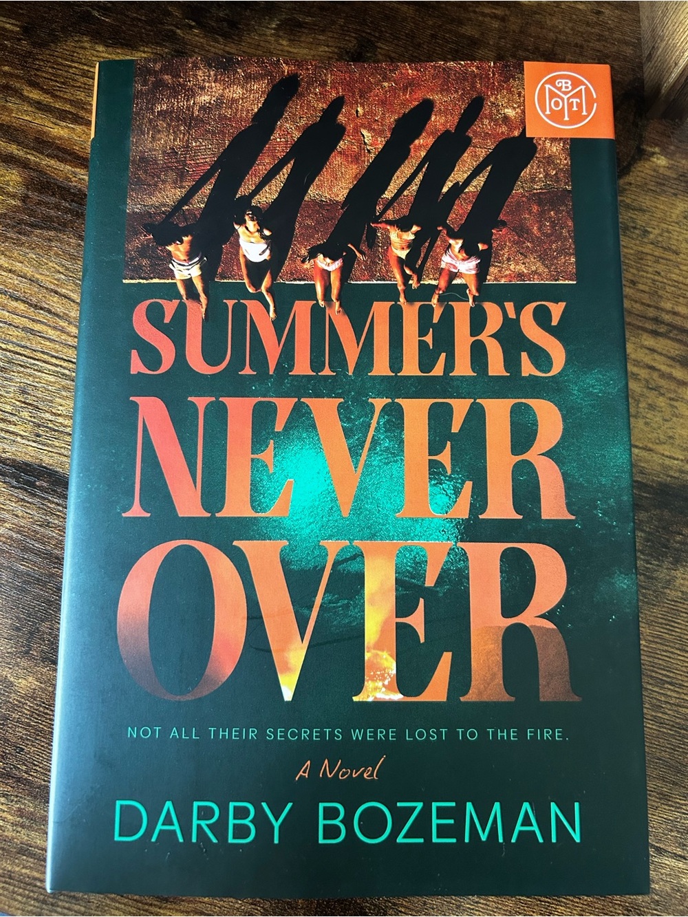 Summer's Never Over by Darby Bozeman - Teal & Orange Hardcover